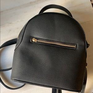 Mini Black & Gold Backpack